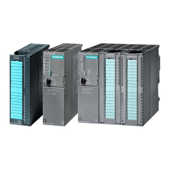 西门子 S7-300 CPU 313C-2 DP/ 314C-2 DP/315-2 PN/DPSM321数字量输入电源模块