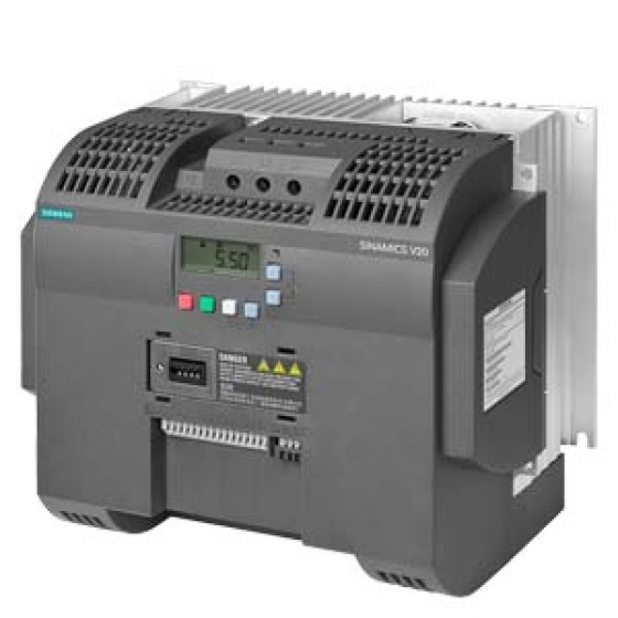 西门子V20 3AC 380-480V变频器0.37/0.55/0.75/1.1/1.5/2.2/30KW 内置C3滤波器版
