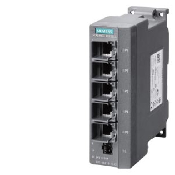 Siemens 6GK5005-0BA10-1CA3 IE entry-level switch, unmanaged 5x 10/100 Mbit/s RJ45 port