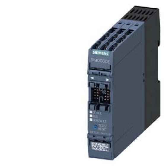西门子3UF7020-1AU01-0  SIMOCODE pro S PROFIBUS DP 接口 1.5 MBit/s， 4E/2A 电器输入端